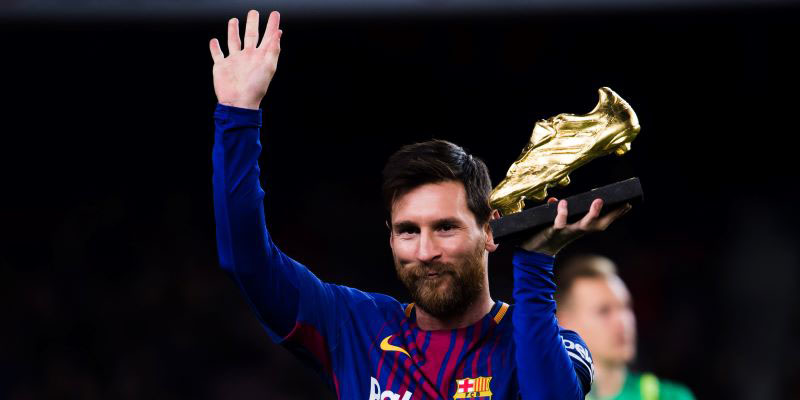 Lionel Messi là cầu thủ sở hữu nhiều chiếc giày vàng châu Âu nhất lịch sử