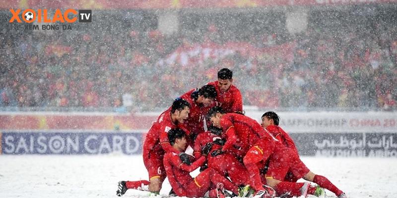 Quang Hải ghi bàn gỡ hòa Chung Kết U23 Châu Á