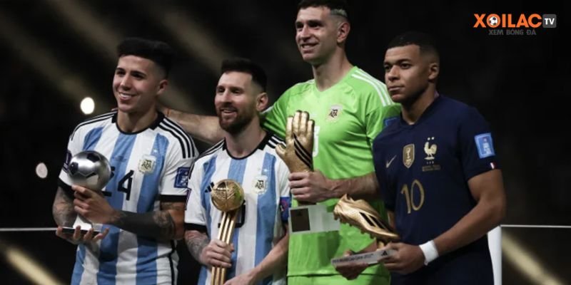Danh hiệu cá nhân tại World Cup 2022 bị thâu tóm bởi Argentina