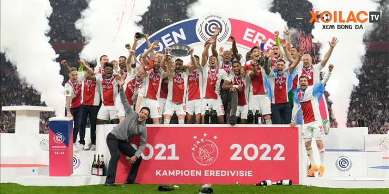 Ajax là đội vô địch nhiều nhất với 36 lần