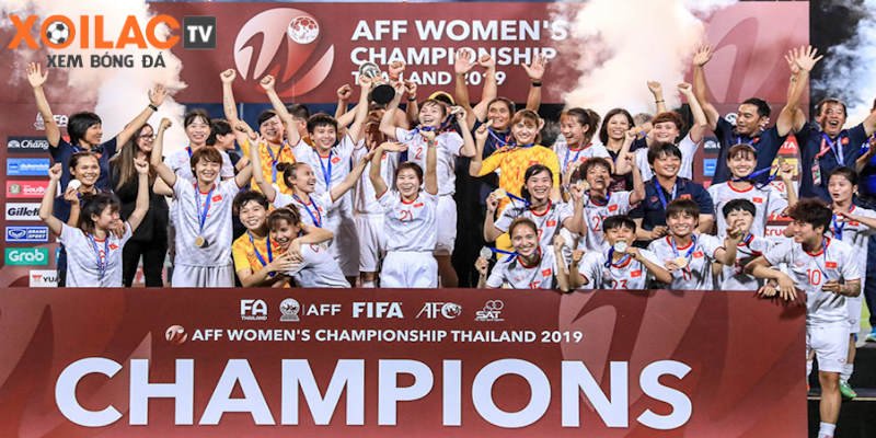 Đội tuyển bóng đá nữ Việt Nam đứng trên đỉnh Đông Nam Á 3 lần